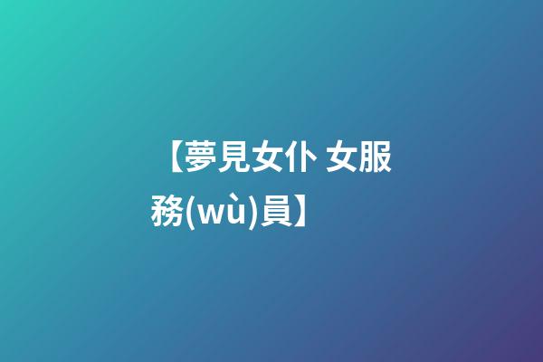 【夢見女仆 女服務(wù)員】
